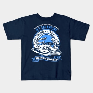 Vector illustration of jet ski. Kids T-Shirt